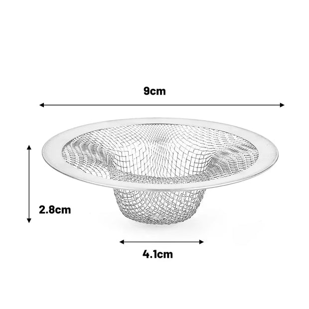 Kitchen Sink Stainless Steel Filter Sewer Mesh Strainers Bathroom Sink Floor Drain Hair Waste Filter Drain Basket Hole Filter